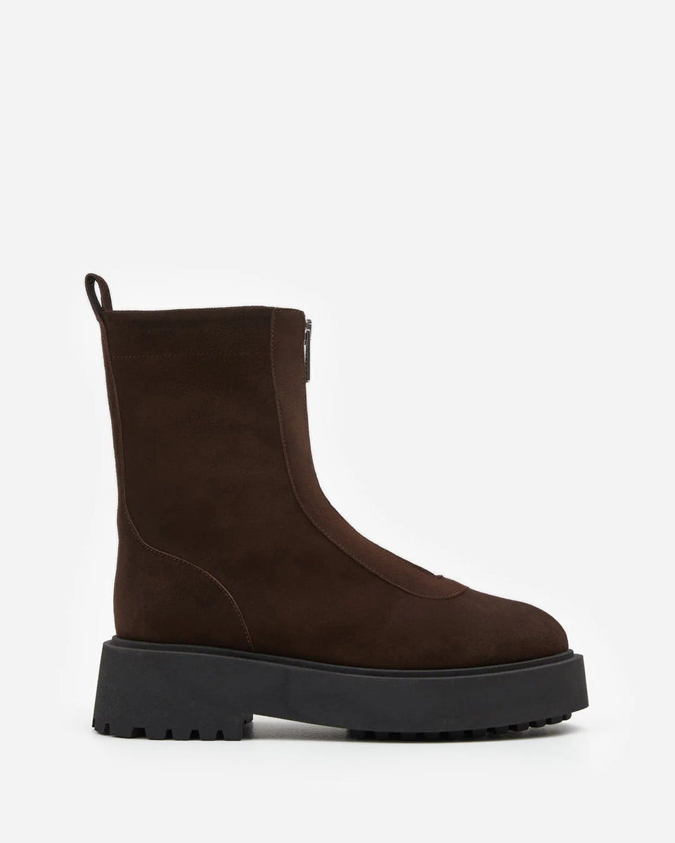 Flattered Alma Suede Brown Boots– Willow & Wolf Marlborough