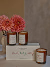 Plum & Ashby Floral, Herby, Woody Votive Candle Set