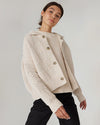 The Knotty Ones Prietema Oat Crochet Knitted Jacket