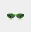 A. Kjaerbede Winnie Light Olive Transparent Sunglasses