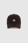 Anine Bing Jeremy Baseball Cap in Deep Brown