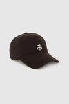 Anine Bing Jeremy Baseball Cap in Deep Brown