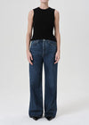 Agolde Jeans Dame High Rise Wide Leg No Cuff - Enamour