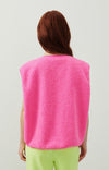 American Vintage Hoktown Gilet Acid Pink Melange