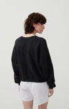 American Vintage Izubird Sweatshirt Marine Vintage Licorice