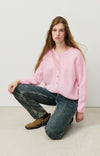 American Vintage Vitow Cardigan Pale Pink (Sugared Almond)