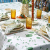 Polkra x Hot Pottery Smoke Green Splatter Tablecloth
