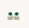 Autry Medalist Low Trainers In White and Green Leather