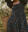 Doen Bijou Dress in Noir Prairie De Montagne