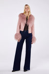 Charlotte Simone Cropped Penny Jacket Dusty Pink