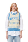 Ganni Graphic O-neck Vest