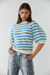 Stella Nova Knitted Wave Short Sleeve Jumper