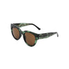 A. Kjaerbede Lilly Green Marble Sunglasses