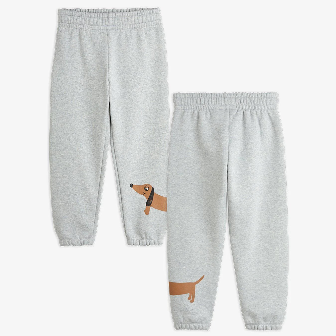 Mini Rodini Dog Sweatpants Grey Willow Wolf Marlborough