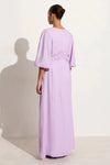 Faithfull The Brand La Mia Lilac Linen Maxi Dress