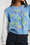Rails Tess Embroidered Daisy Sweater