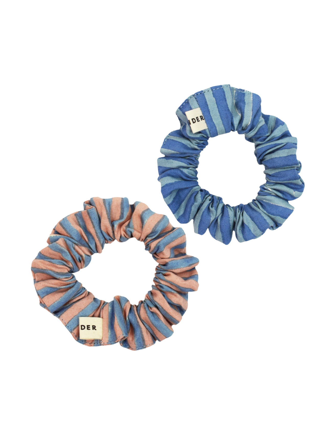 Yonder Cotton Mini Scrunchie Duo in Blue Mix– Willow & Wolf Marlborough