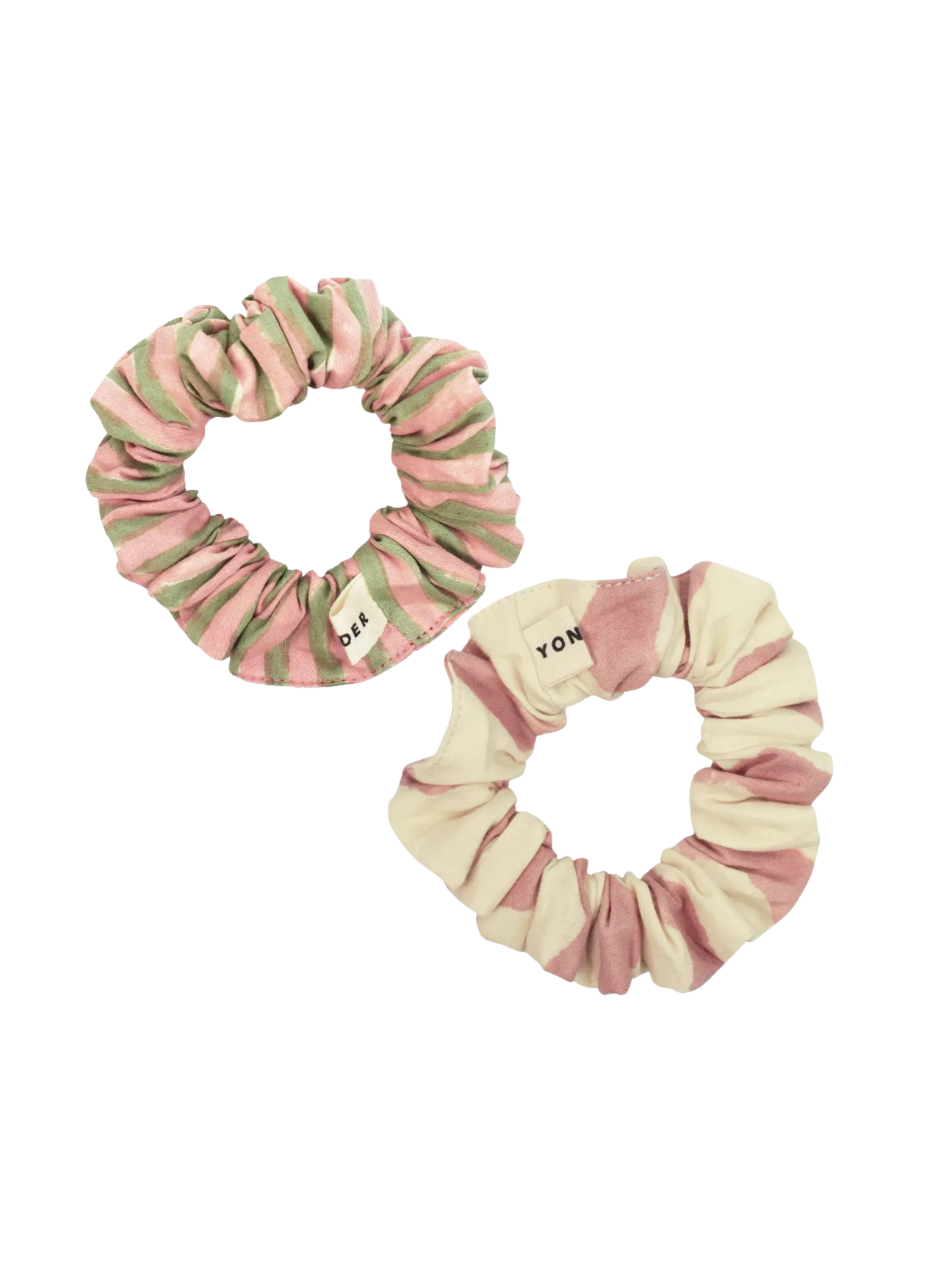 Yonder Cotton Mini Scrunchie Duo in Ice Cream Mix– Willow & Wolf ...