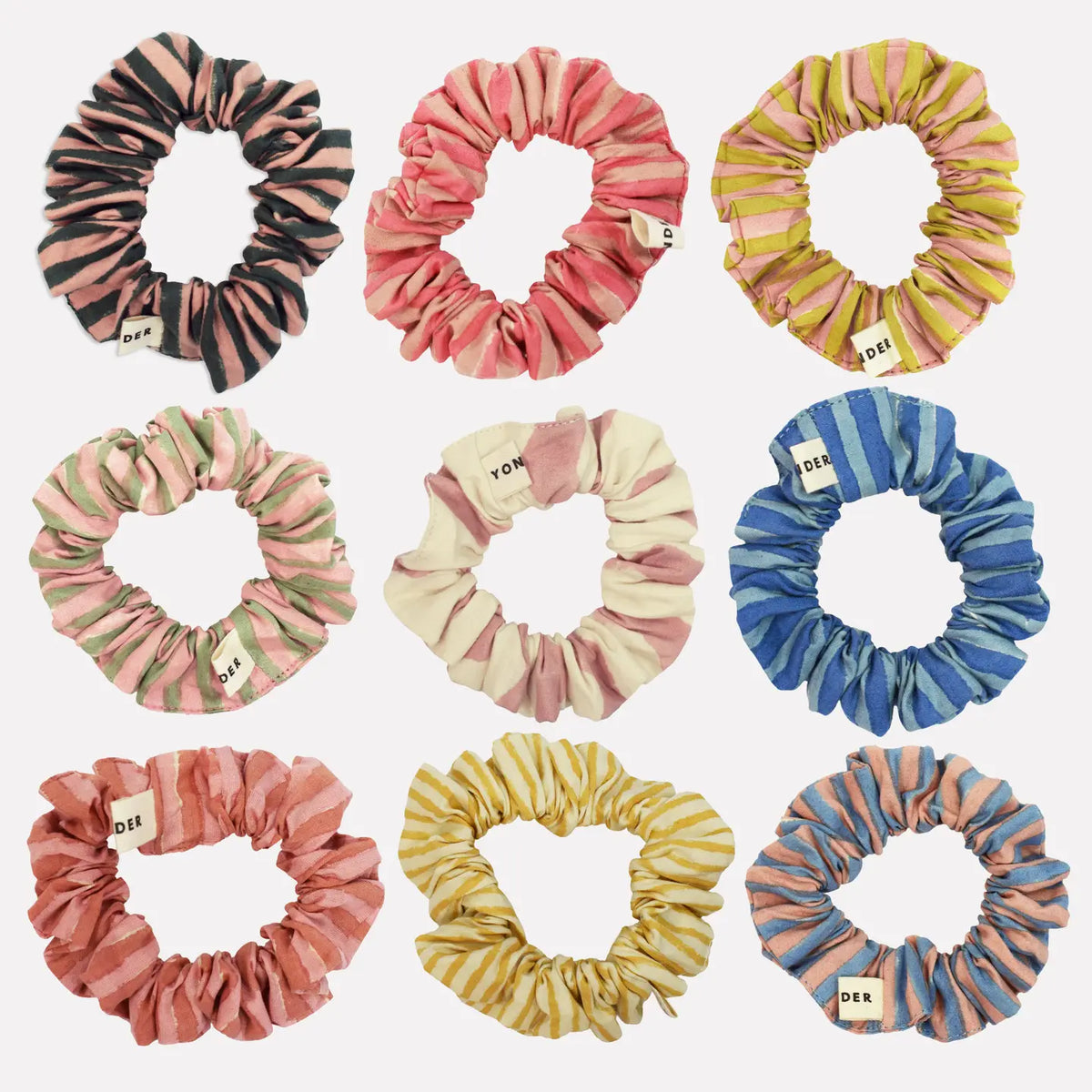 Yonder Cotton Mini Scrunchie Duo in Ice Cream Mix– Willow & Wolf ...