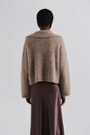 By Malina Yselle Button Detailed Alpaca Blend Sweater