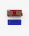 Izipizi Junior Sunglasses #E Tape Red