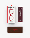 Izipizi QUOTE Reading Glasses in Carmine Red