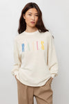 Rails Signature Sweater in Ivory Rails