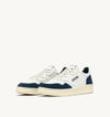 Autry Medalist Low Sneakers in White and Capri Leather Suede