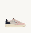 Autry Medalist Low Sneakers in Tricolour Rosemary and Atlantic Suede