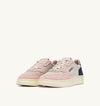 Autry Medalist Low Sneakers in Tricolour Rosemary and Atlantic Suede