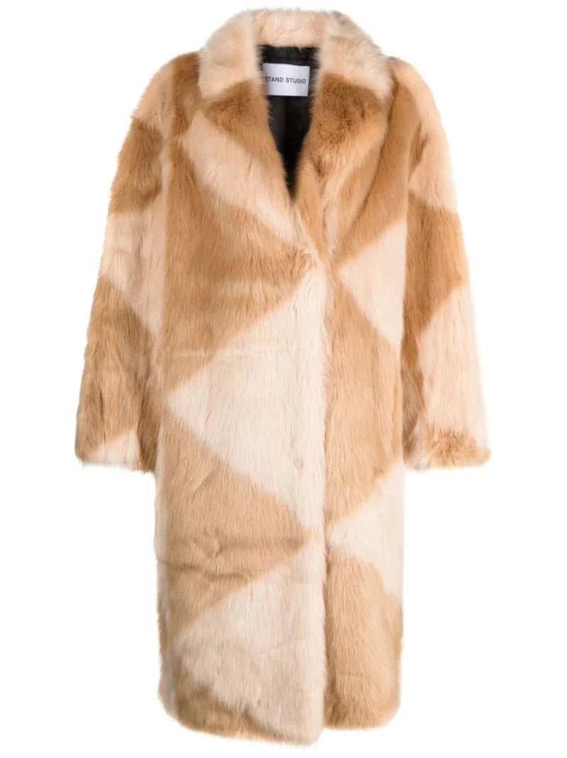 Stand deals faux fur