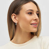 Lulu Copenhagen Enamel Mint Hoop Earrings