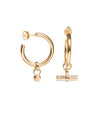 Tilly Sveaas Medium Gold T-Bar Earring
