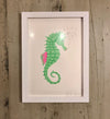 Petra Boase Framed Seahorse Print