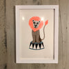 Petra Boase Framed Lion Print